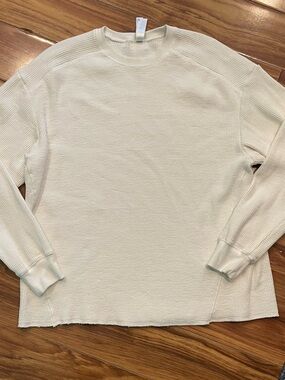 SKIMS Heavy Waffle Oversized Crewneck